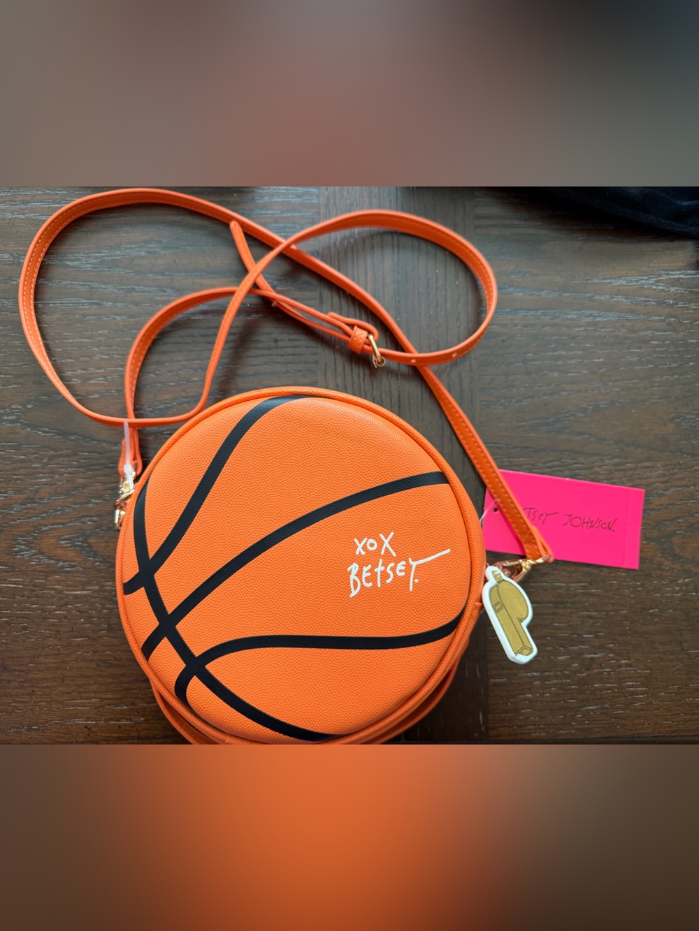 Betsey Johnson Kitsch Basketball-Shaped Crossbody - Picture 9 of 10